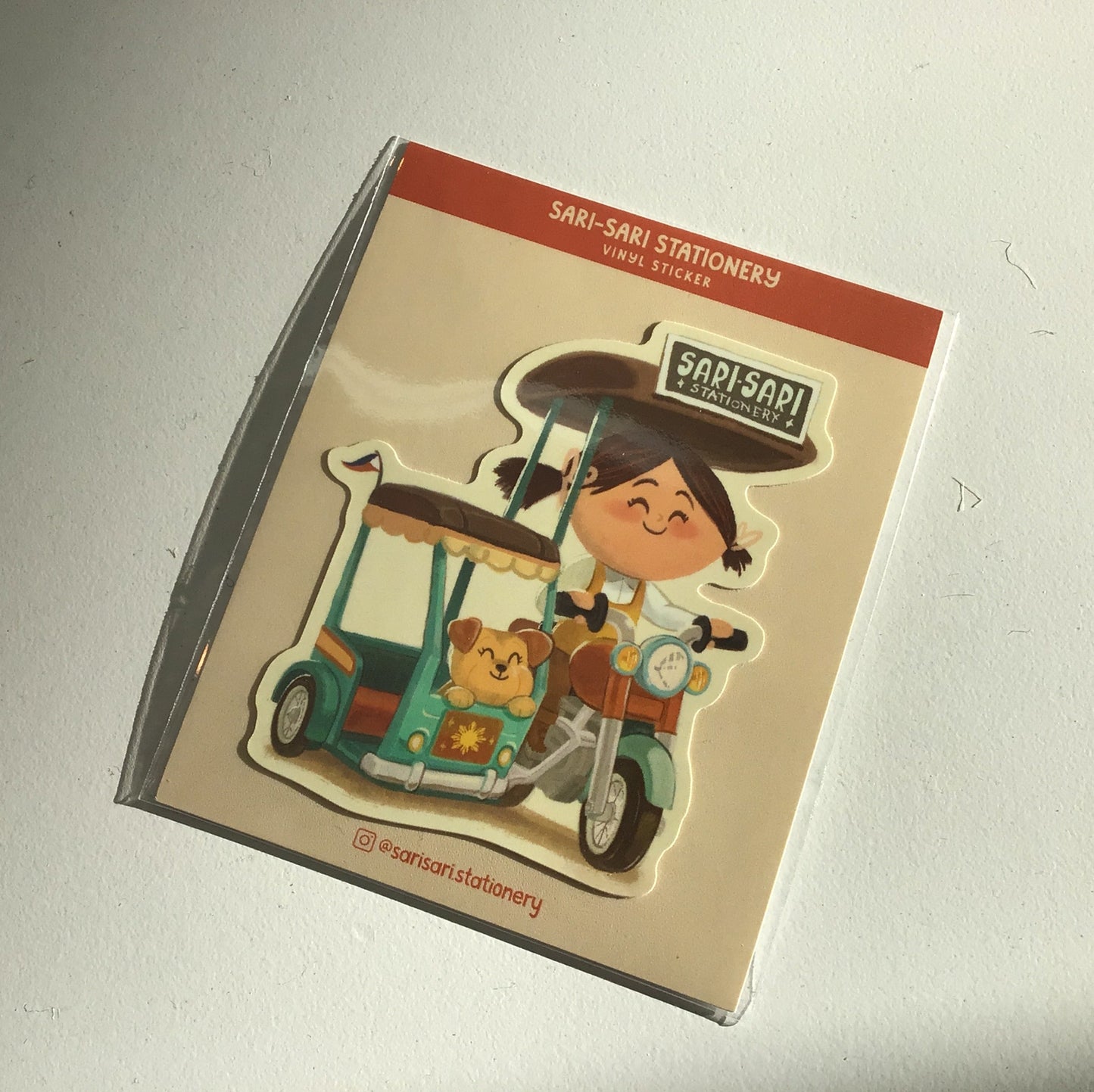 sari-sari stationery - tricycle vinyl sticker