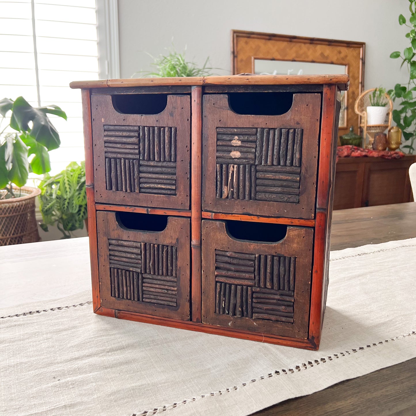 Bamboo Desk Storage