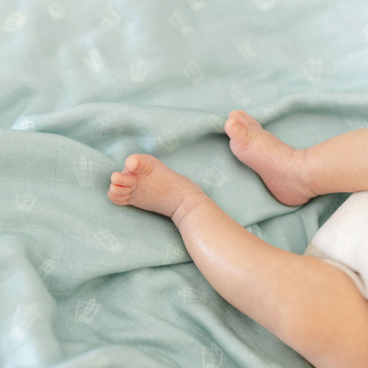 Boba Swaddle Blanket: Oatmeal