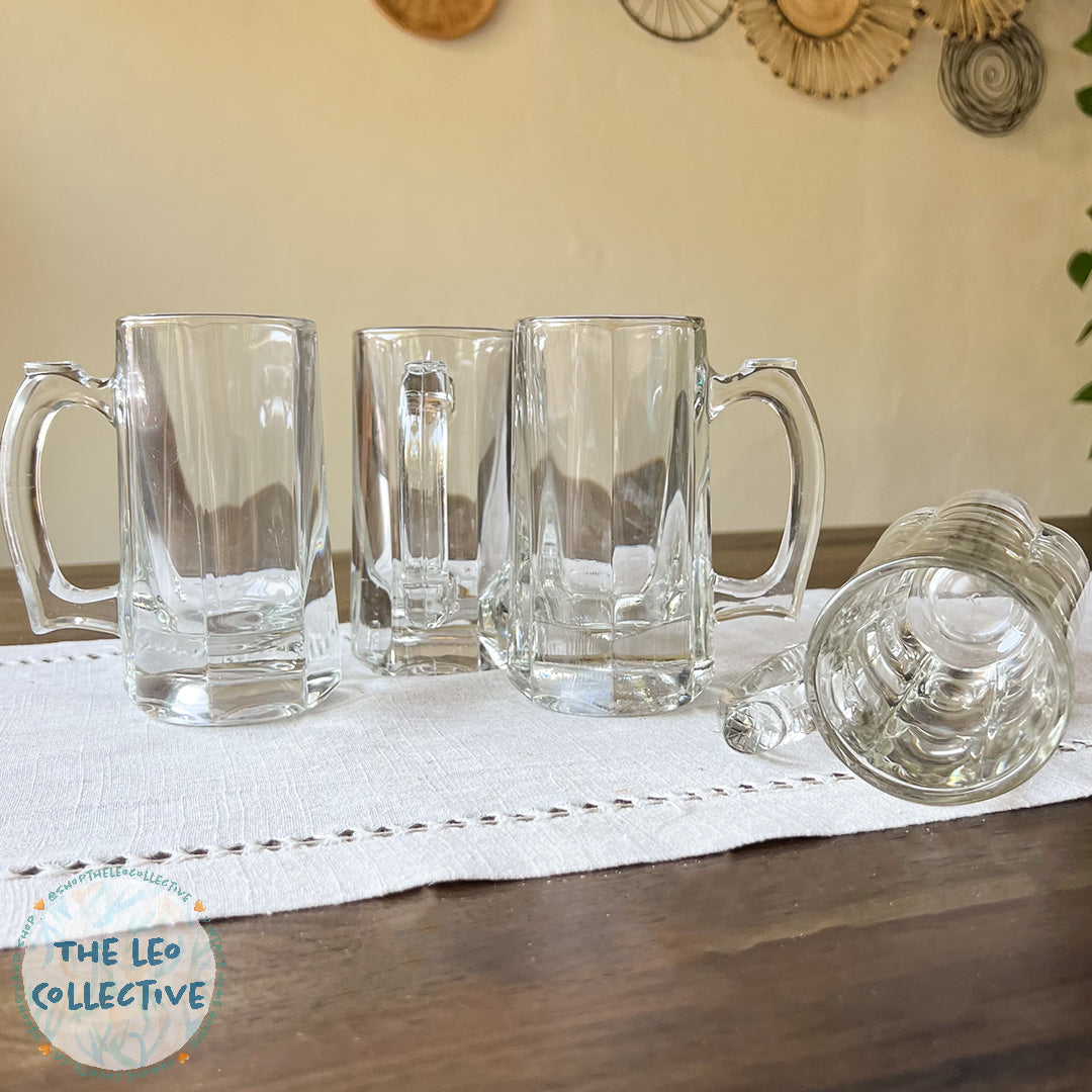 Vintage Libbey Glass Beer Mugs