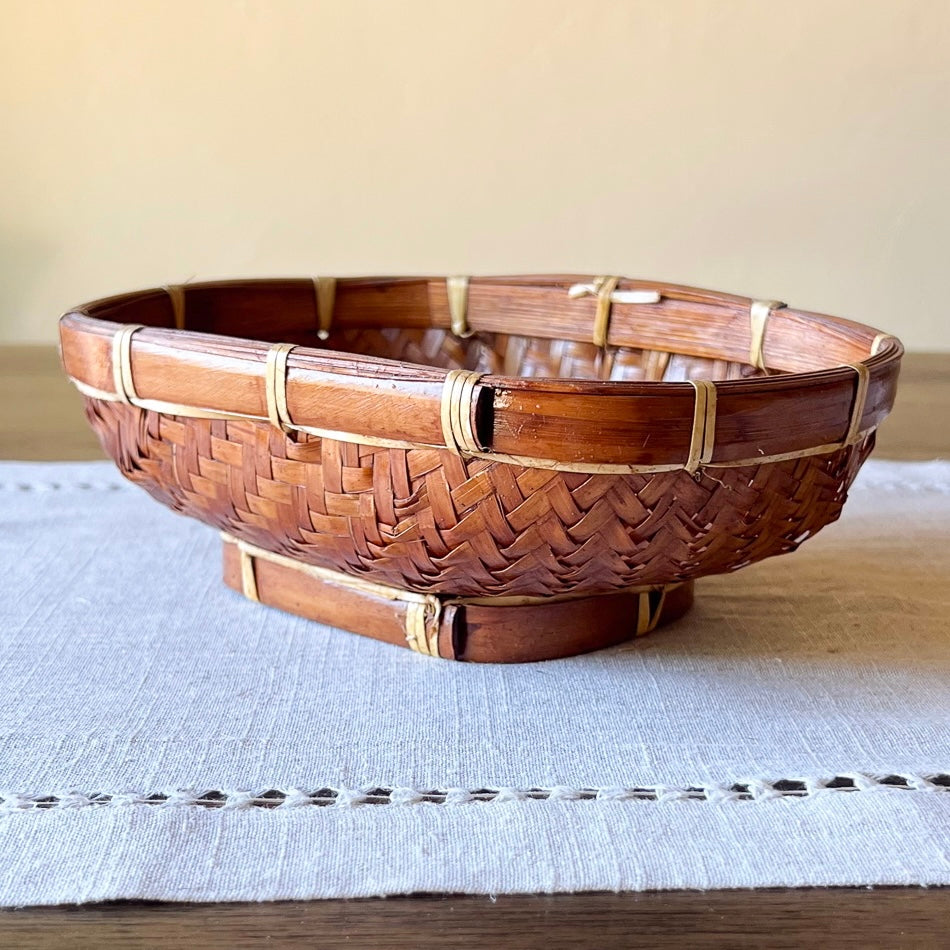 Small Bamboo Table Basket