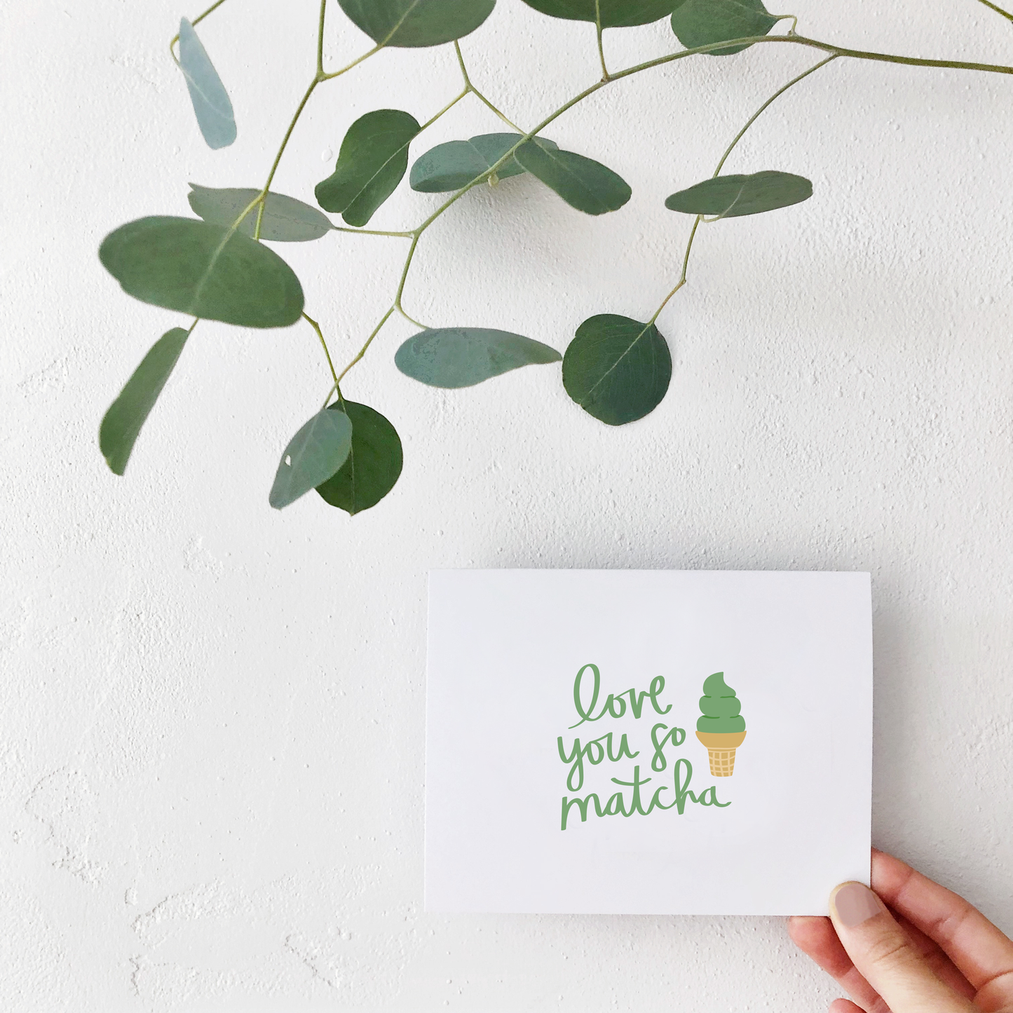 Love You So Matcha Card