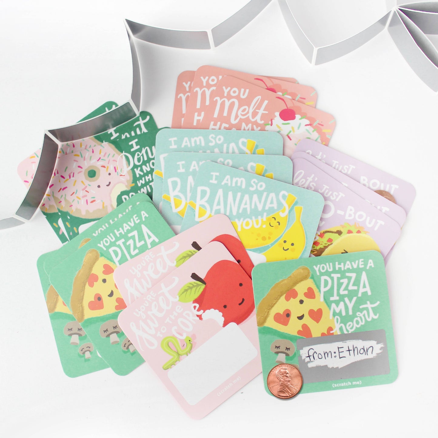 Scratch-off Valentines - Snack Pack