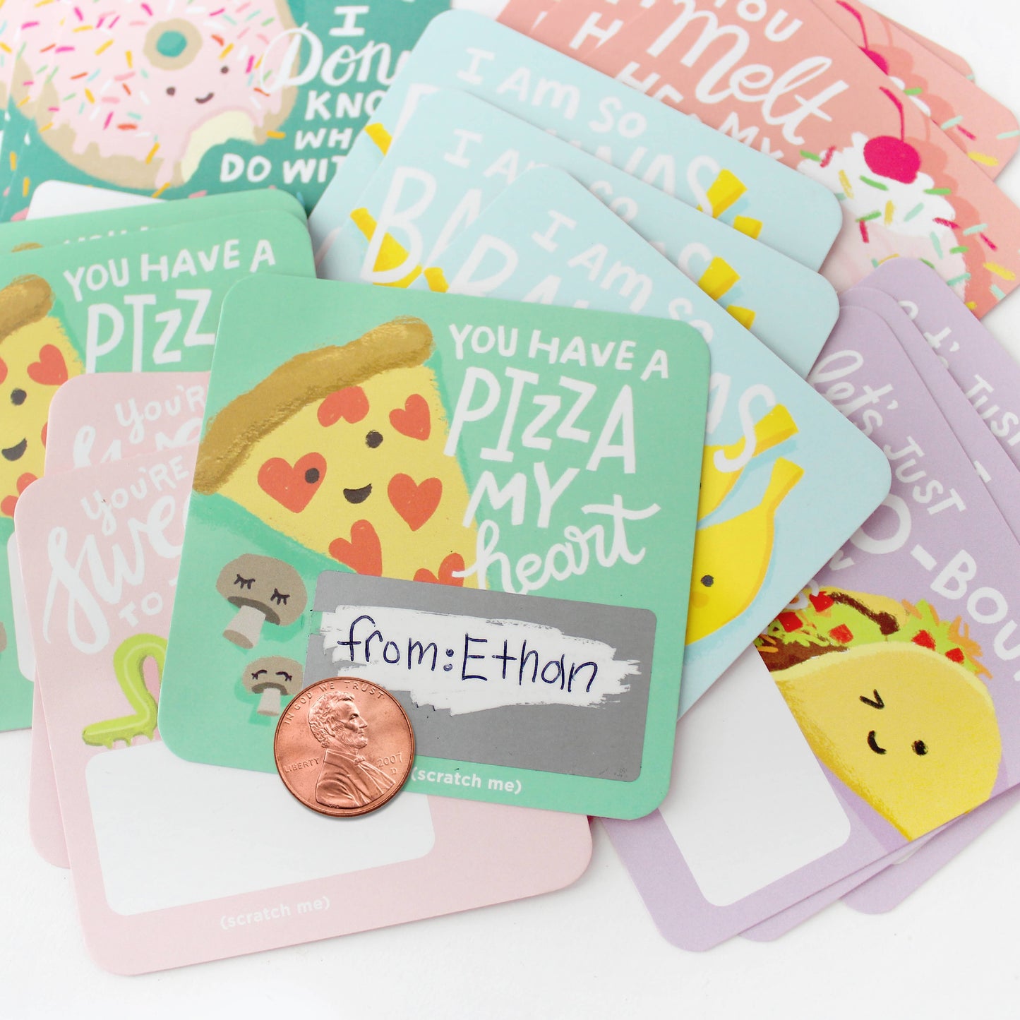 Scratch-off Valentines - Snack Pack