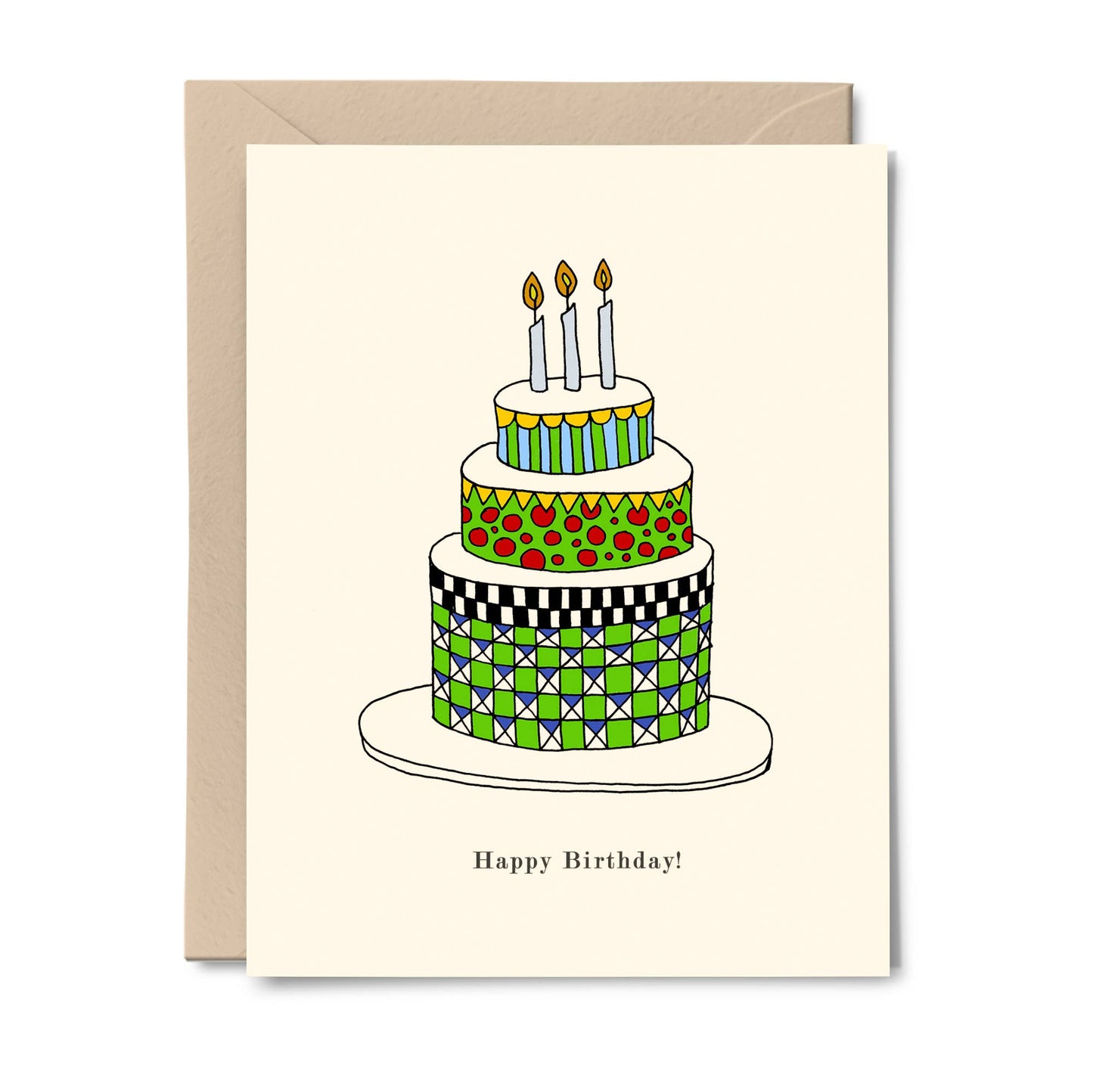 Birthday Cake Greeting Card