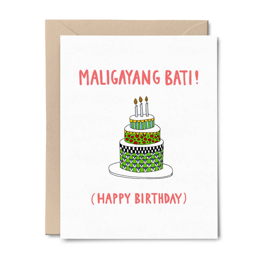 Filipino Birthday Greeting Card