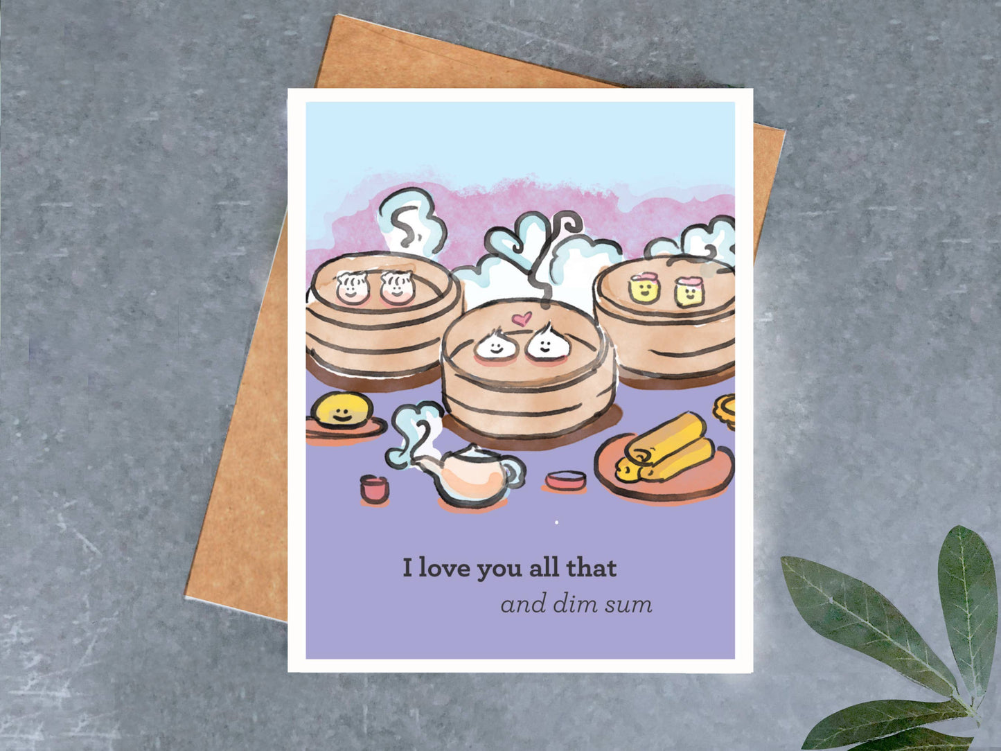 Dim Sum Love Card