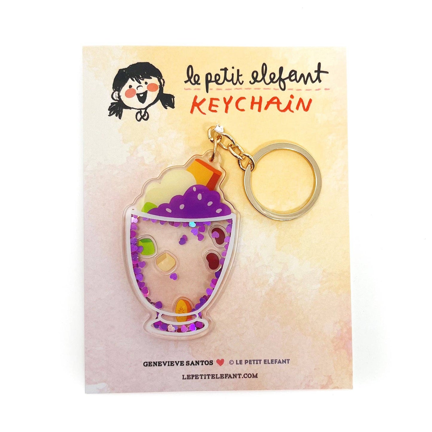 Halo Halo Shaker Keychain