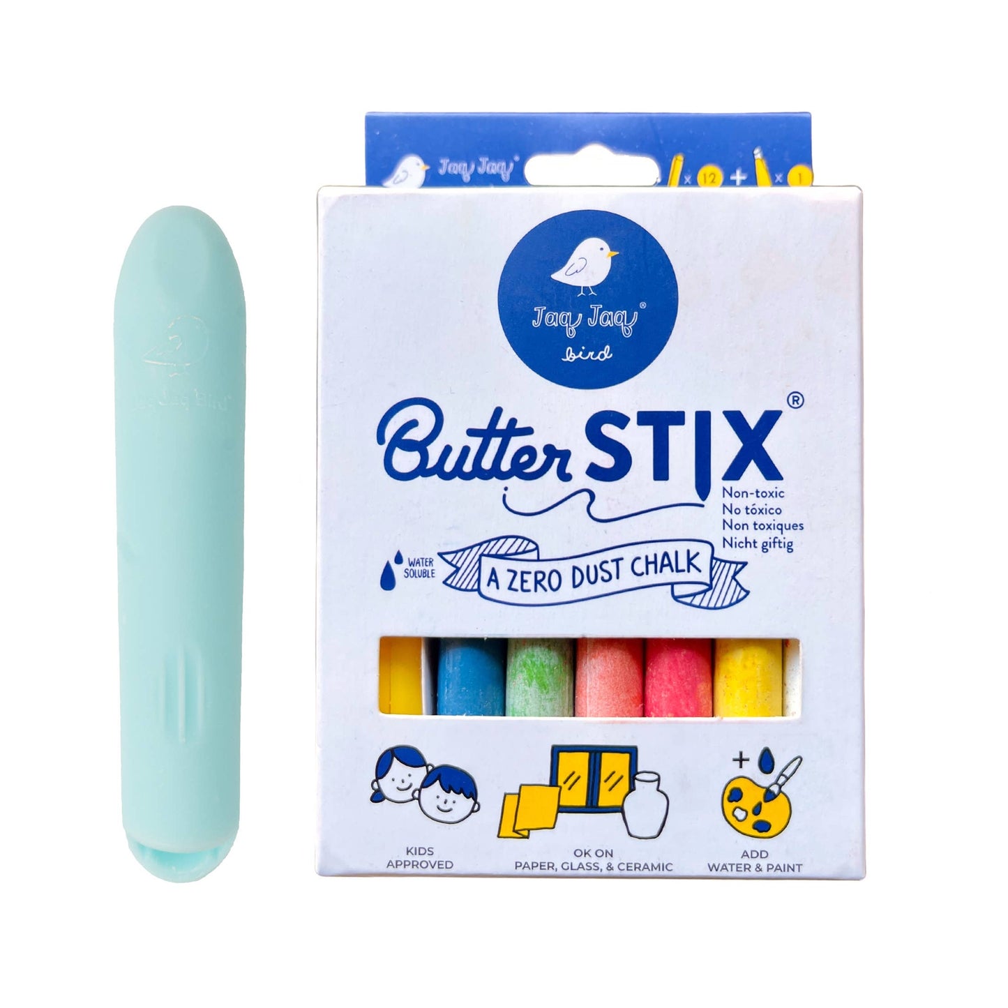 ButterStix® - Dustless Chalk Colors with Holder pcs