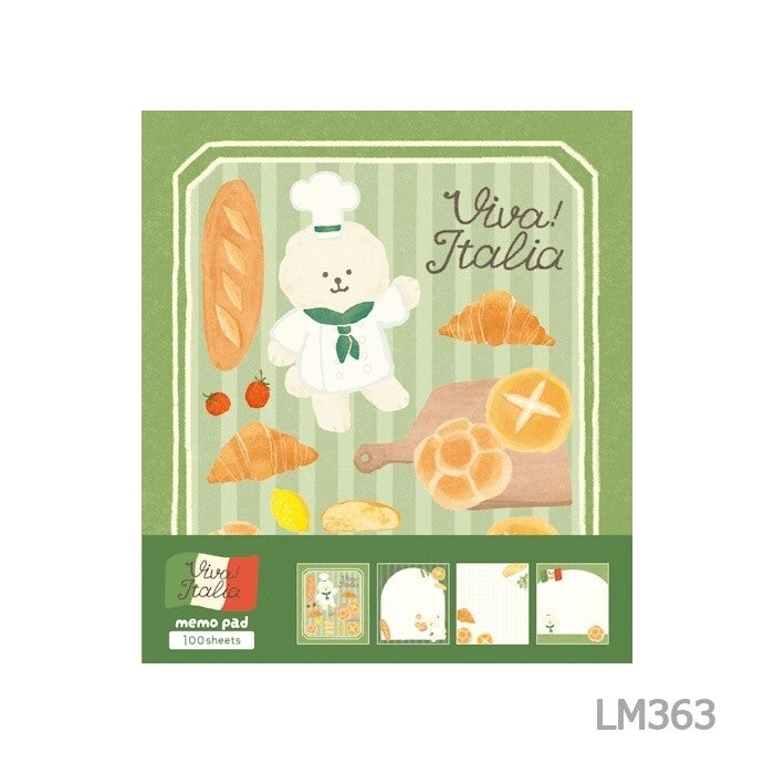 Furukawashiko - Bread Doggie - memo pad