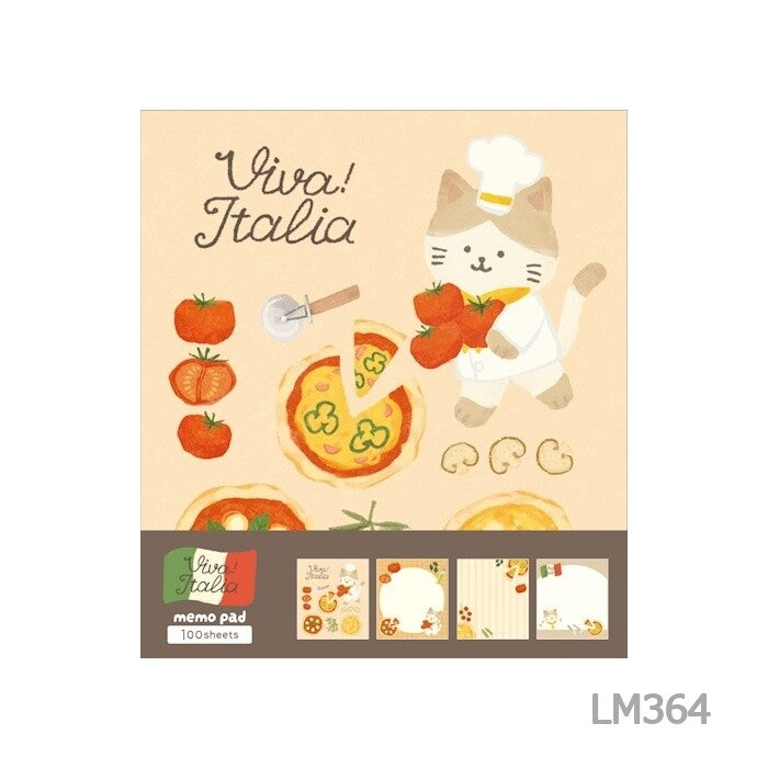Furukawashiko - Pizza Kitten - memo pad