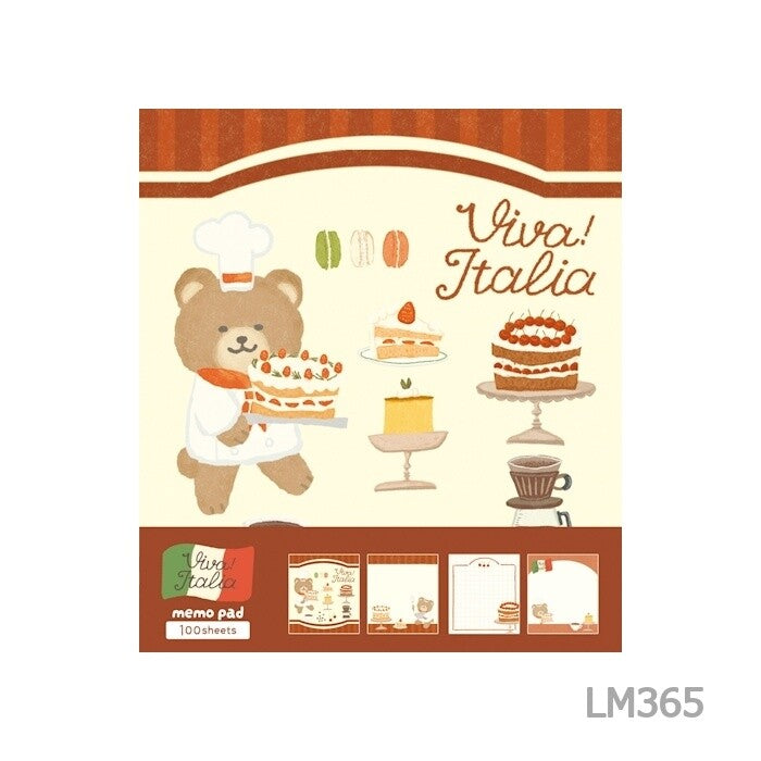 Furukawashiko - Dessert Bear - memo pad