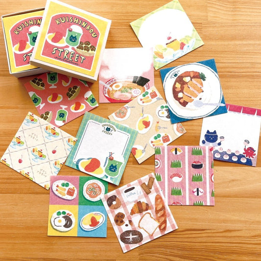 Furukawashiko - Foodie Street - origami memo papers