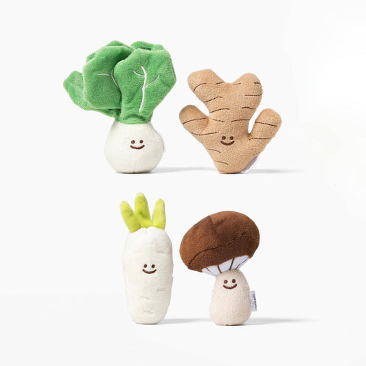 Mini Vegetable Veggie Plushie Set