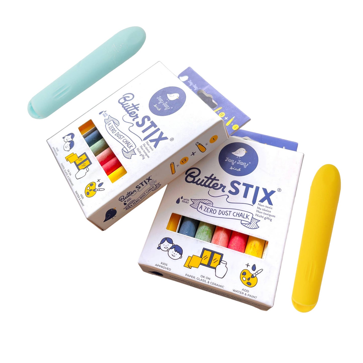 ButterStix® - Dustless Chalk Colors with Holder pcs