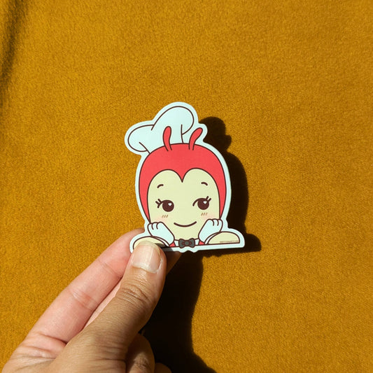 Jollibee Baby Mini Peeker Vinyl Sticker