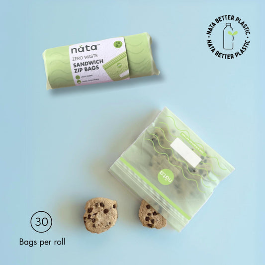 Nata Zero Waste Sandwich Zip Bags