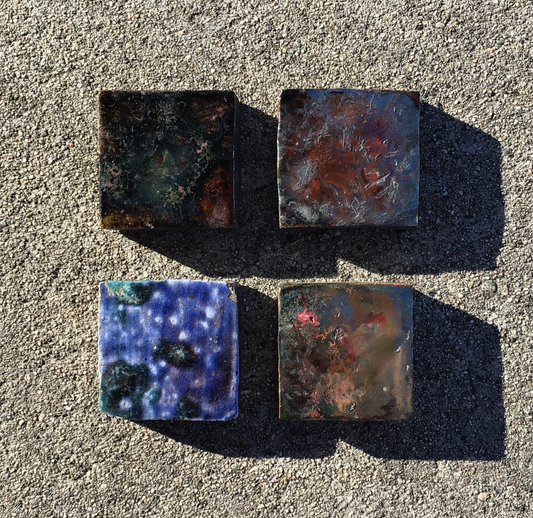 Raku Tile Magnet