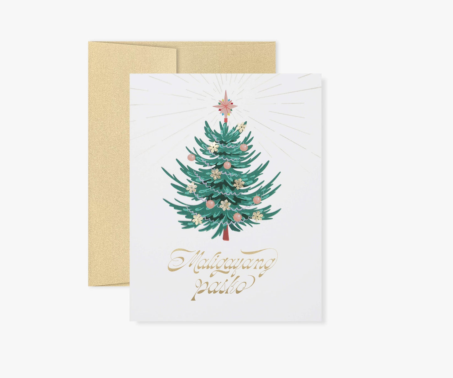 Golden Pasko Card