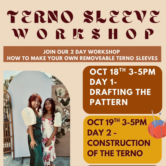 Removable Terno Sleeve Workshop