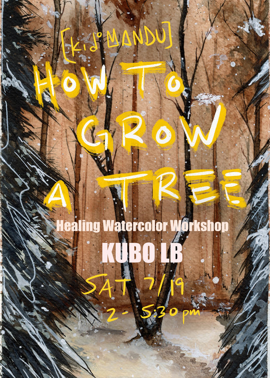 kid˚MANDU ART Workshop // how to grow a Tree