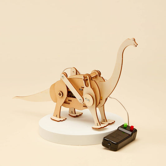 Dinosaur Robot Brachiosaurus, STEM Toy, DIY Kit