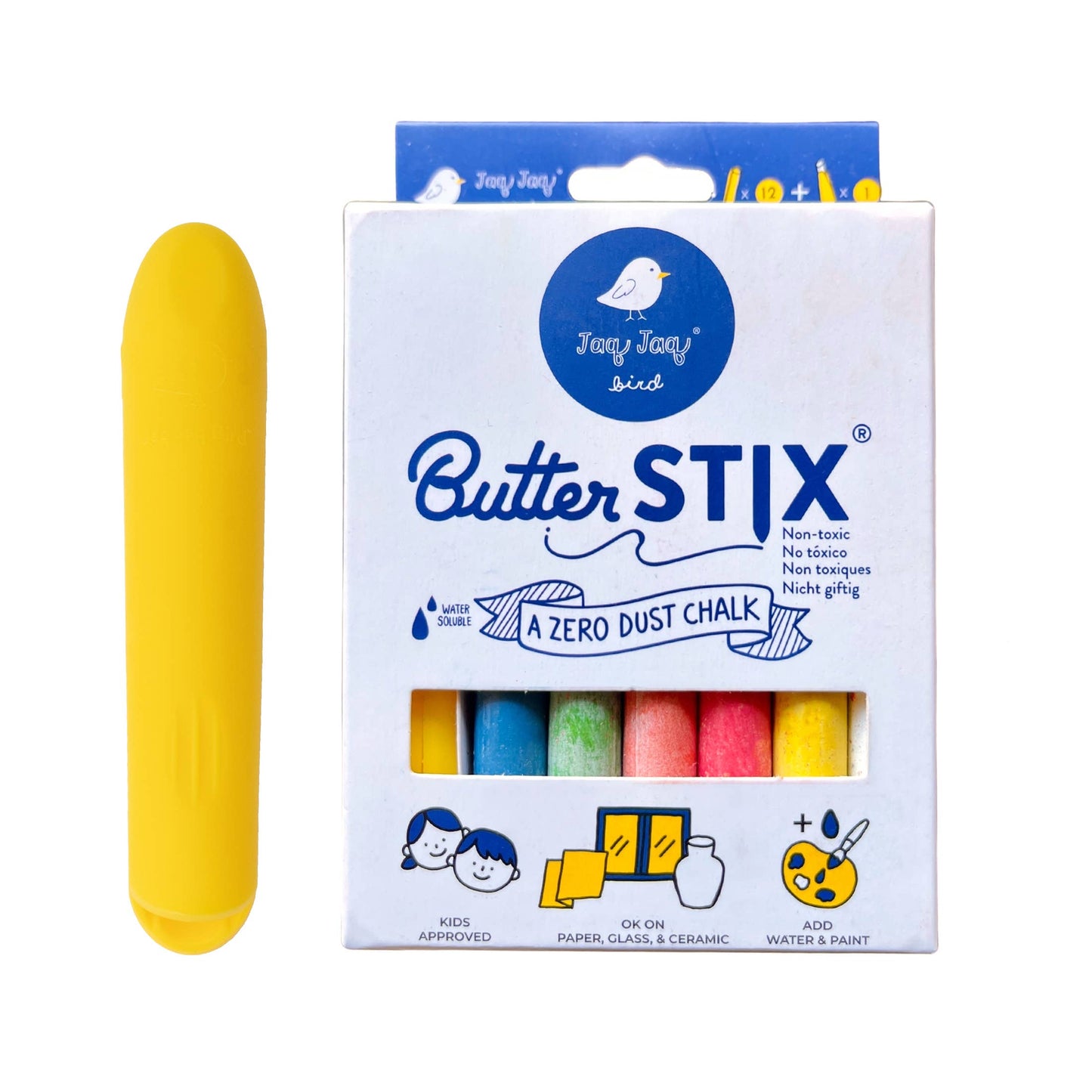 ButterStix® - Dustless Chalk Colors with Holder pcs