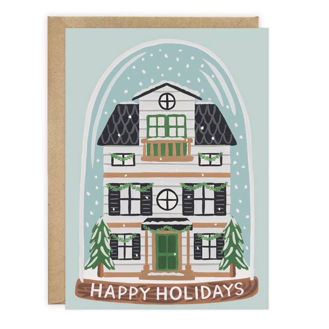 Snow Globe - Christmas Card