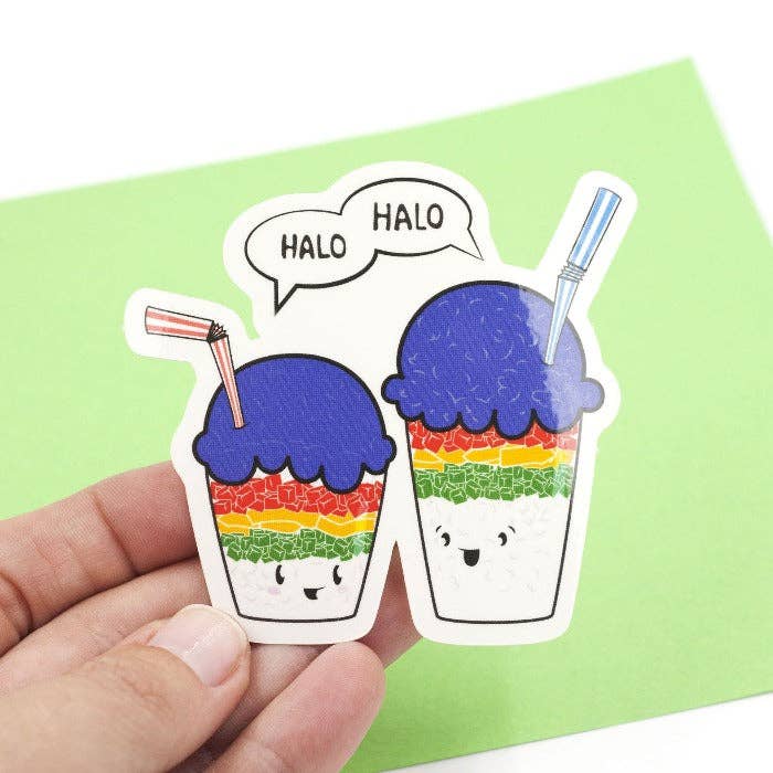 Halo Halo Sticker