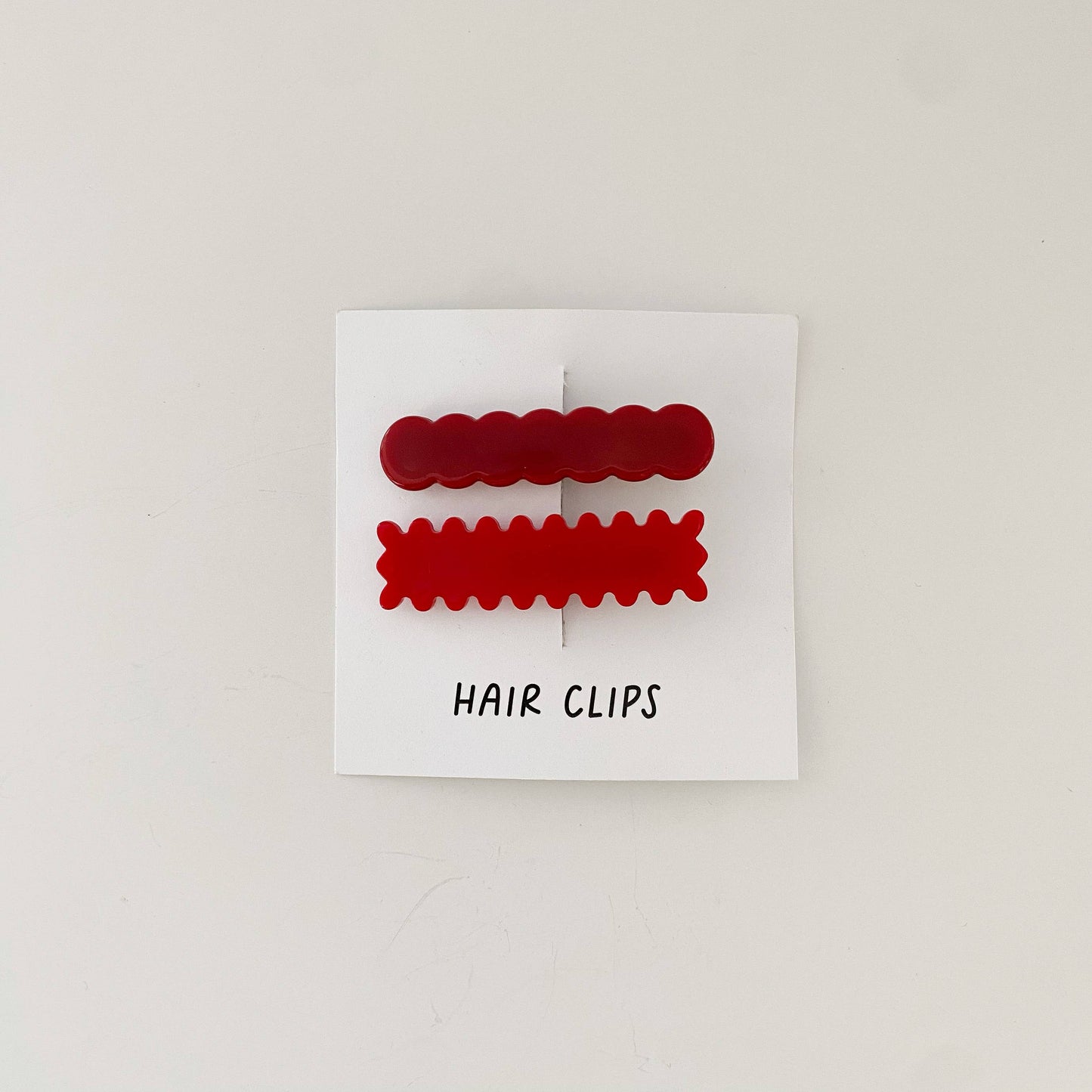 Hair Clips | Red Duo