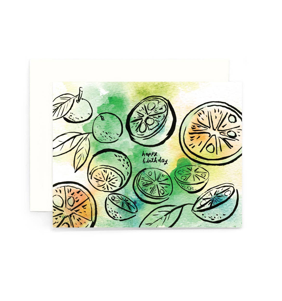 Calamansi Birthday Greeting Card