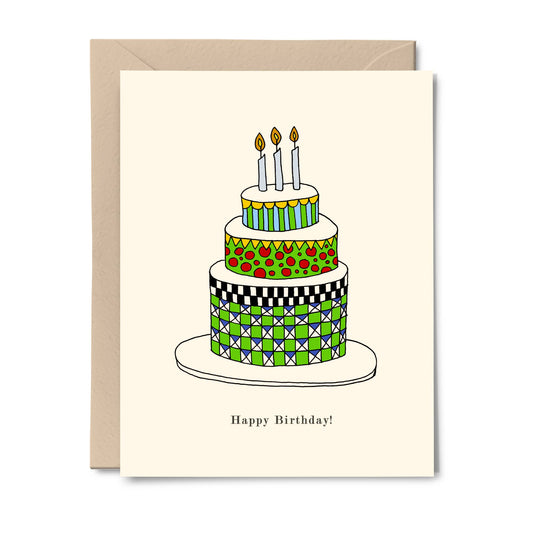 Birthday Cake Greeting Card