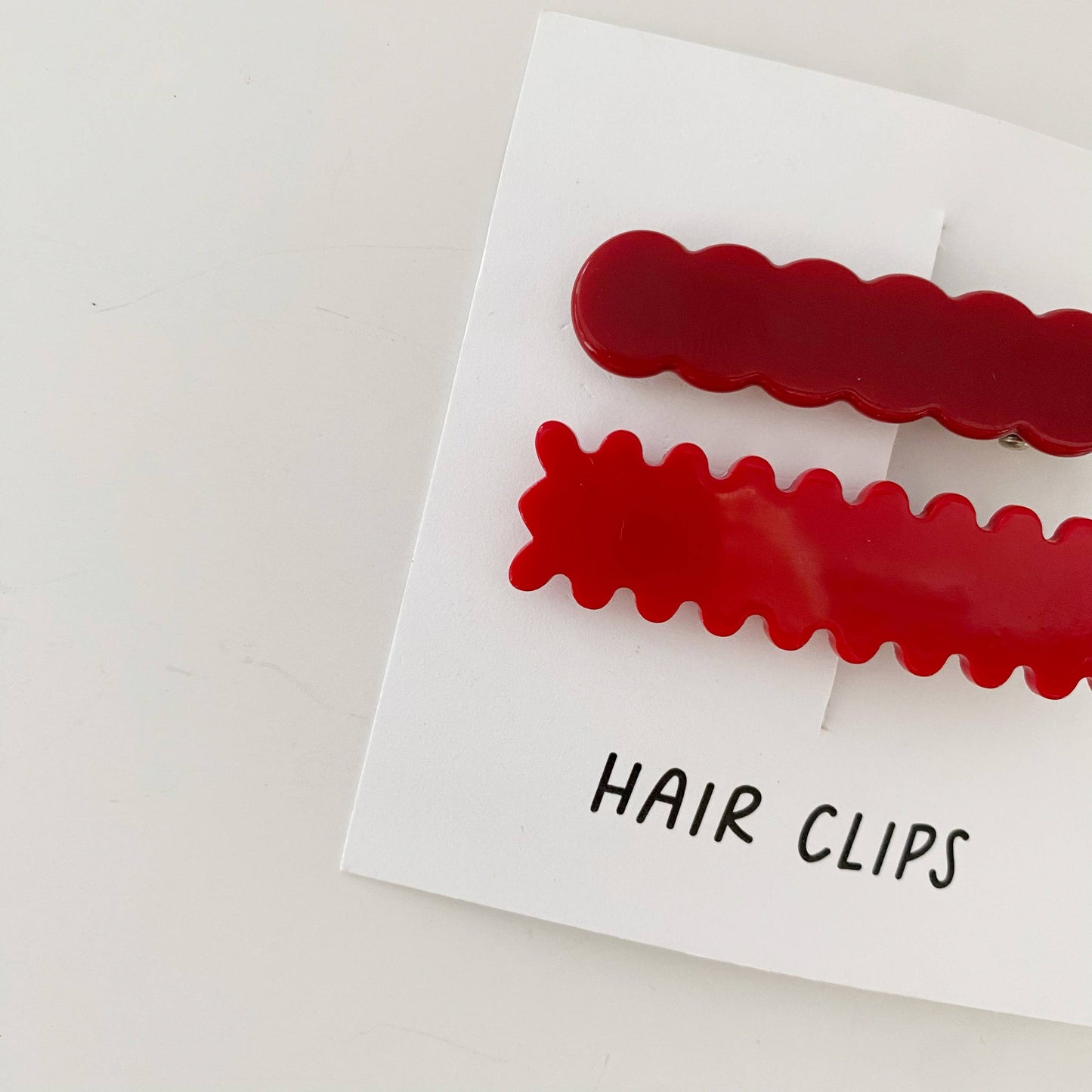 Hair Clips | Red Duo